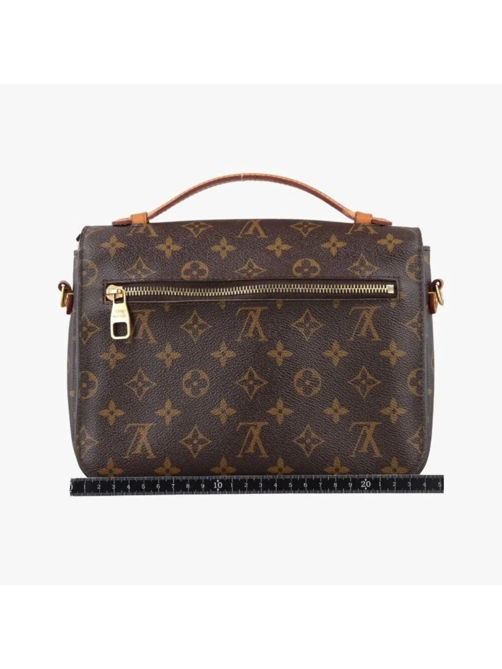Louis Vuitton Pochette Metis MM Monogram Brown Canvas Handbag